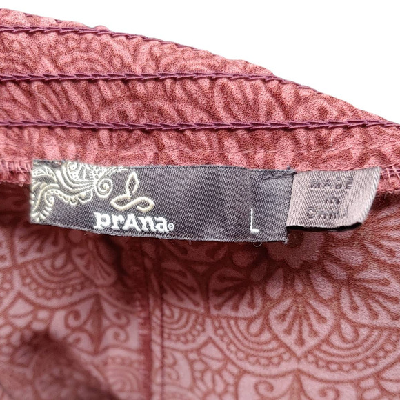 prAna Elastic Waist Loose Flowy Summer Pants Wmns L Bohemian Comfortcore Casual - Picture 5 of 7